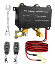 500A Remote Battery Disconnect Switch, Battery Kill Switch for Car Kill 12V