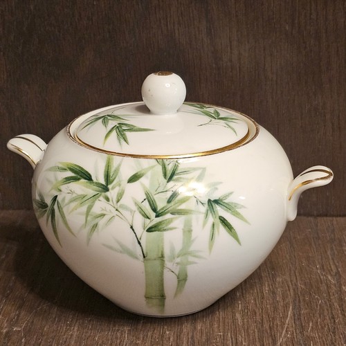 Noritake Nippon Toki Kaisha Creamer BAMBOO circa 1955 porcellana MCM metà secolo - Foto 3 di 5