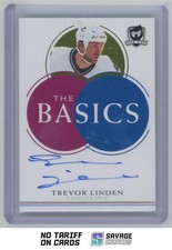 2021-22 Upper Deck The Cup Basics Auto Trevor Linden #TB-TL Vancouver Canucks