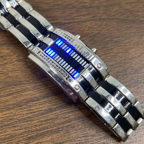 RELOJ PULSERA STORM PARA HOMBRE MK2 CIRCUITO ACERO INOXIDABLE BARRA DE LUZ AZUL LONDRES - Imagen 3 de 9