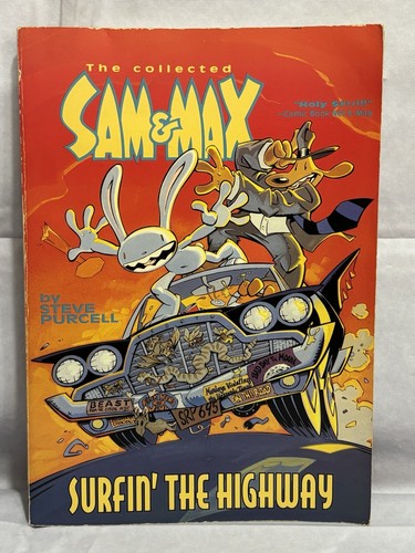 The Collected Sam & Max Surfin' The Highway TPB Paperback Purcell 1996 2nd Print - Picture 2 of 13