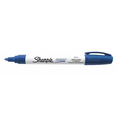 Sharpie 35551 Liquid Paint Marker, Blue, Fiber, Pk12
