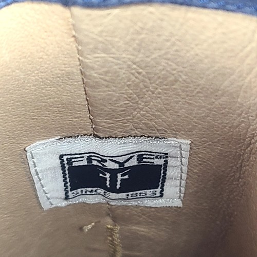Botas Frye Celia Sobre la Rodilla Cuero Azul Piratecore Para Mujer Talla 9.5 B - Imagen 9 de 10
