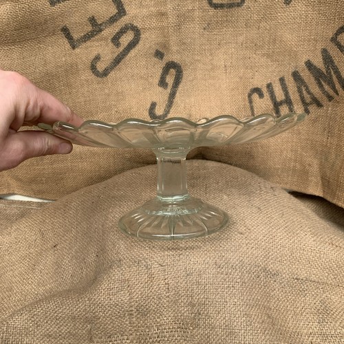 Vintage Kuchenständer aus Formglas - Bild 3 von 6