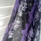 Disney Jack Skeleton Infinity Scarf Lightweight Sheer Black Purple & White — photo 4