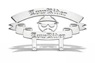 Lowrider Golo Man Custom Bicycle Double Lowrider Lettering Mirror Chrome Plaque.