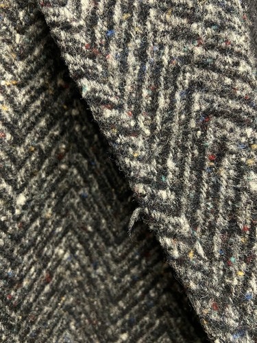 Vintage 80er Goth "EYE" Everything You're Entitled Wolle Donegal Tweed Mantel Gr. 42 - Bild 15 von 20