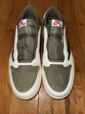 Nike Air Jordan 1 Low OG SP Travis Scott Medium Olive Men's Size 10.5 DM7866-200
