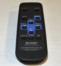 Sharp RRMCG1003MPPZ Remote Control for PN Ser...