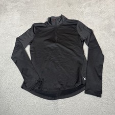 Spyder Active Jacket Womens Medium Black 1/4 Zip Stretch Lightweight Outdoors