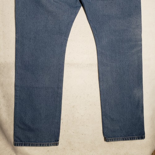 Wrangler Cowboy Cut Jeans Mens 42X34 Blue Denim Western Straight Leg 13MWZ - Picture 10 of 14