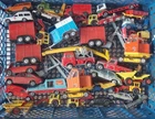ORIGINAL VINTAGE DIECAST CORGI TOYS JOB LOT CARS CRANES TRAILERS JUNIORS etc