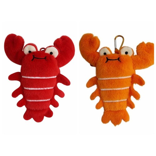 PP Cotton Plush Doll Keychain Lobster Animal Bag Pendant Headphone - Picture 3 of 14
