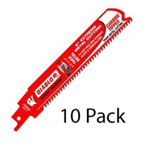 Diablo 10 Pack of Genuine OEM Replacement Recip Saw Blades - DS0608CF-10PK