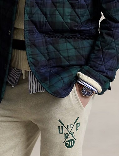 Polo Ralph Lauren Logo Plaid Barn Coat Tartan Green size M Medium Mens - Picture 6 of 24