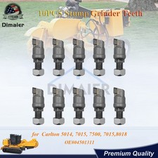 Lot Of 10 Stump Grinder Teeth 04501311 For Carlton 5014, 7015, 7500, 7015,8018