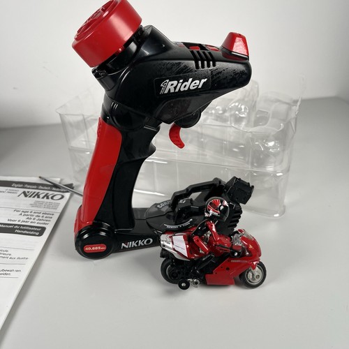 Nikko iRider Ducati 999S Moto RC Controllata 700331A Giocattolo Vintage Boxato Raro - Foto 13 di 24
