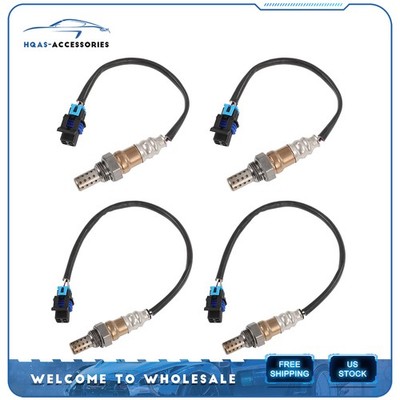 4x Oxygen O2 Sensor Up+Downstream For Chevrolet Traverse Buick Enclave GMC 12-20