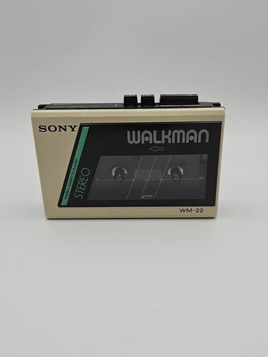 Sony WM-22 Walkman Stereo Cassette Player 1980s Vintage Retro Read