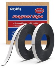 Magnetic Tape 2 Rolls 32ft Magnets with Strong Adhesive Backing Anisotropic F...