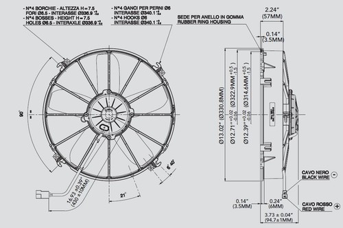 30102038 SPAL Electric Fan - Picture 2 of 2