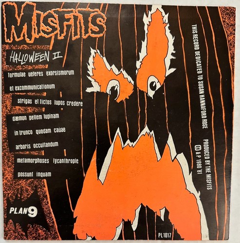 Misfits - Halloween 7" Single 1981 US Light Orange Jacket w/insert NM - Picture 3 of 15