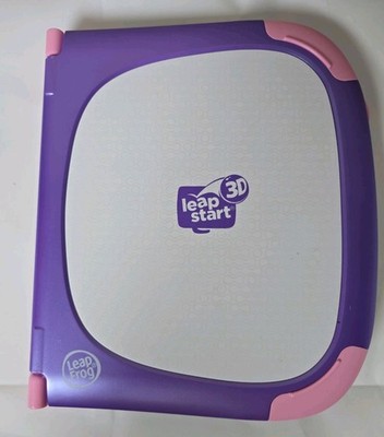 LeapFrog LeapStart 3D Interactive Learning System Violet and 5 book lot