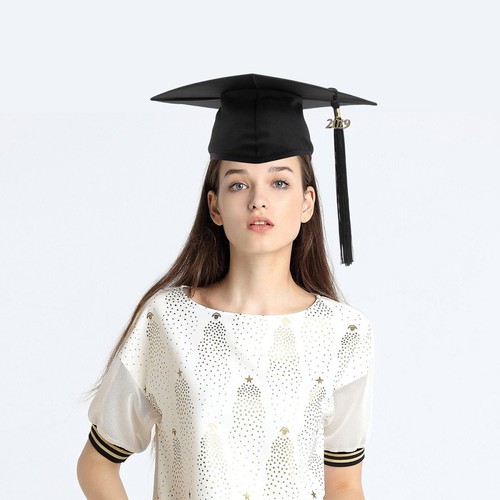 Bachelor Cap Graduation Season Hat Graduate Child Adjustable Board - Imagen 2 de 11