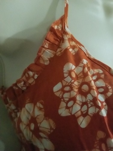 Blusa sin mangas halter de moda Chuns talla pequeña naranja, blanca - Imagen 10 de 10