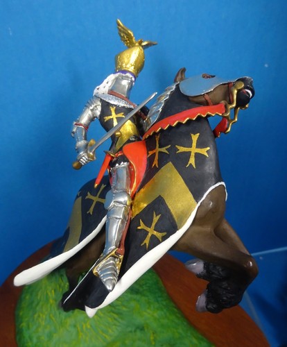 Brian Rodden Sculpture 90mm Medieval Bishop of Durham 2014 Pewter colored preoop - Bild 6 von 7