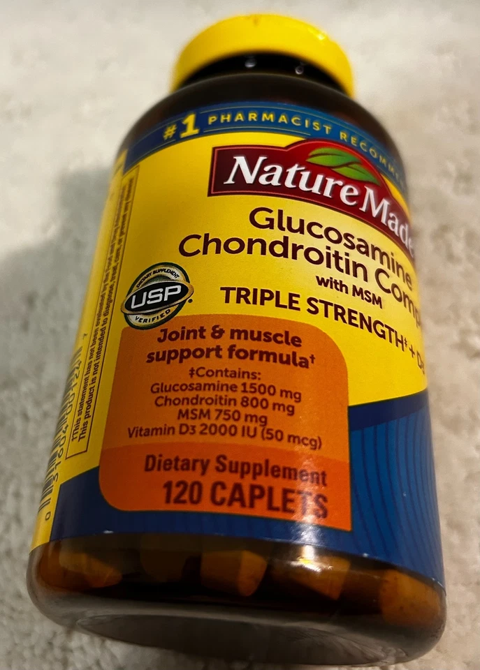 Nature Made Glucosamine Chondroitin Complex with MSM, Dietary Supplement - Image 2 of 3
