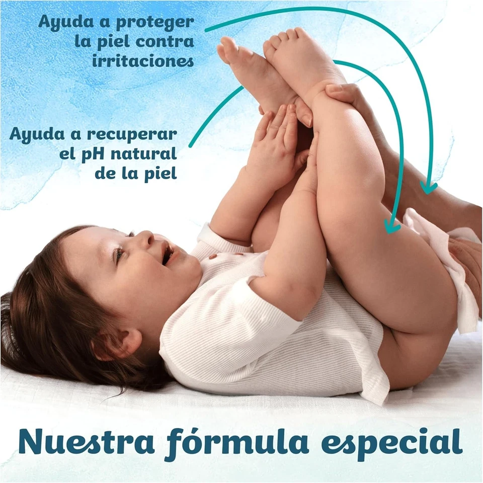 Dodot Toallitas Pure Aqua Para Bebé, 864 Toallitas (18 Packs de 48 Unidades), Ay - Imagen 3 de 4