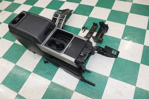 19' F250 Platinum Black Leather *WEAR* Floor Center Console Armrest Dash Trim OE - Picture 6 of 12