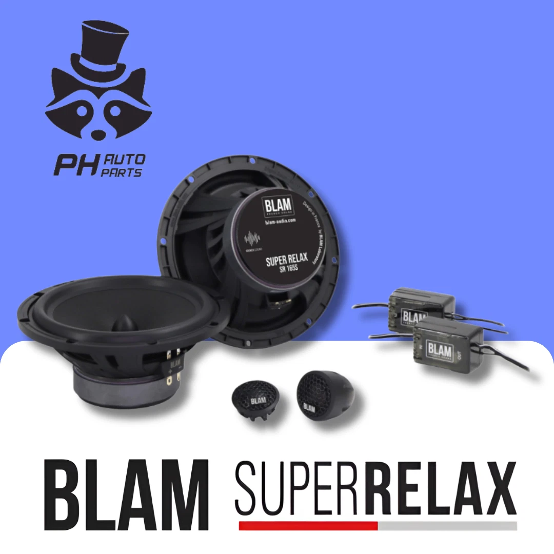 Par De Tweeters De Coche 150W 91dB – Sonido Clara Y Potente, Sin Campo Magnético, Diseño Cuadrado De 25mm (Negro/Azul)