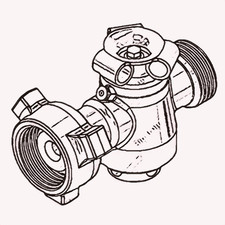 Plug Valve, Manual, Low Torque, 2 inch 1 inch 1502 MxF, 10,000 PSI, Sour Service