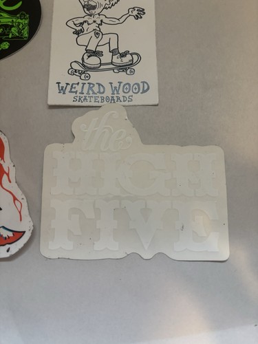 Lotto adesivi skateboard vintage BONES Santa Cruz Mullen creatura Mouge strana - Foto 4 di 5