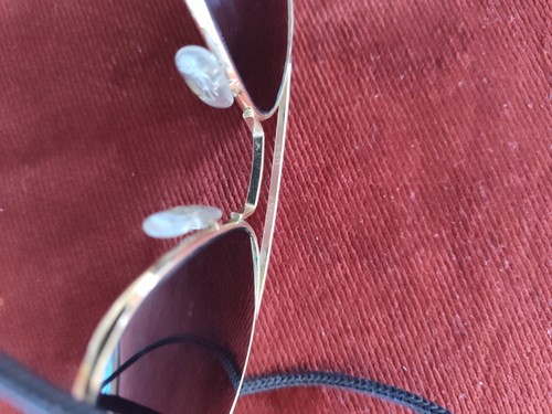 Vth FG-58 American Optical Tru Glass Square Aviator W/ Soft Case. 24K Excellent - Picture 10 of 11