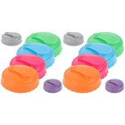 12 Pcs Silicone Soda Can Covers Reusable Leak Proof Can Lids For Drink