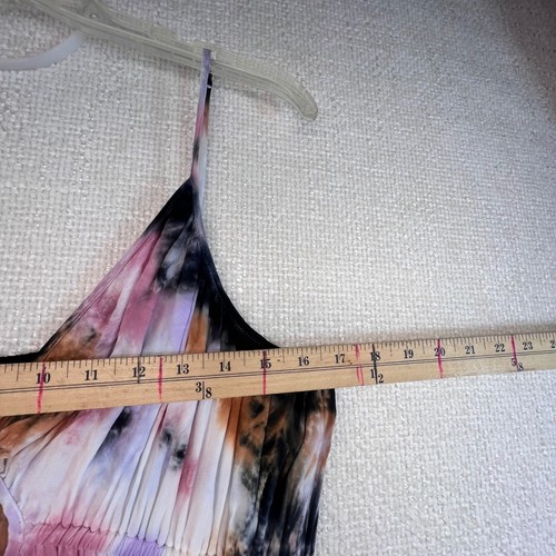 Maxi Vestido para Mujer YFB Young Fabulous & Broke Talla M Tie Dye Cerradura Frontal Boho - Imagen 5 de 11