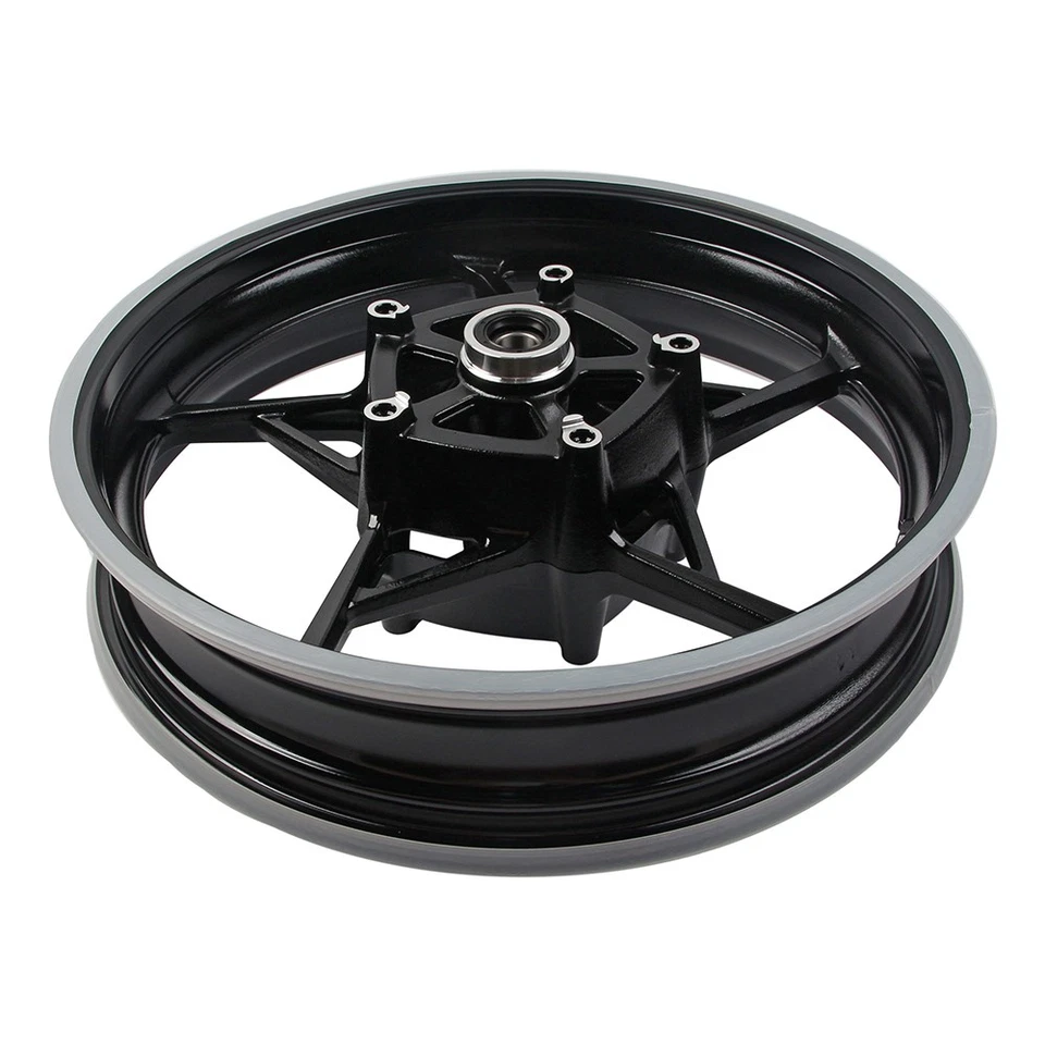 For Kawasaki Z900 Z650 Ninja 650 17-24 23 17"x3.5" Front Wheel Rim Gloss Black — 第 4/4 张图片