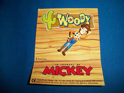 BUZZ LIGHTYEAR TOY STORY French PROMO MINI FIGURINE Comic Book Carded Giveaway