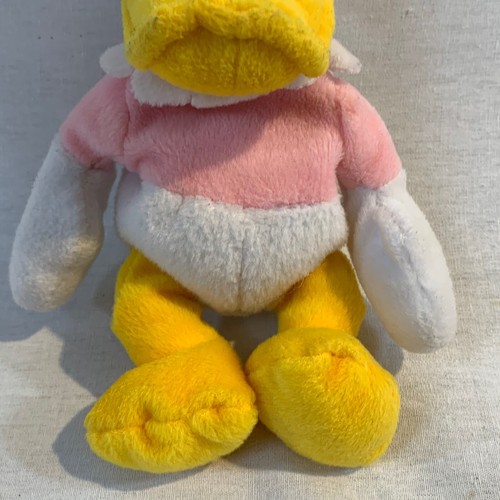 Daisy Duck Beanie Plush Disneyland Walt Disney World Pink Bow And Shirt - Picture 3 of 12