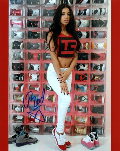 VERONICA RODRIGUEZ - PHOTO SIGNÉE VROD 8x10 #58 MIGNON MODÈLE VÉNÉZUÉLIEN EXOTIQUE