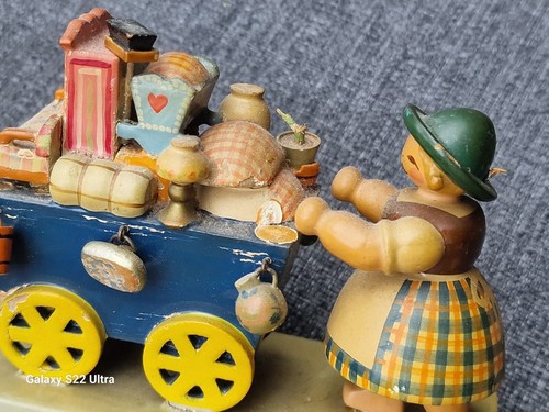 Erzgebirge Wendt & Kühn carro de bodas carro de mudanza-apagado Baviera Tirol años 50 - Imagen 9 de 14