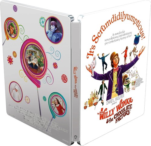 WILLY WONKA and the CHOCOLATE FACTORY (1971) 4k Ultra HD Blu Ray Steelbook - Picture 2 of 3