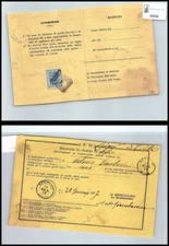 Storia postale Regno VEII da Bergamo a Bergamo sassone 26