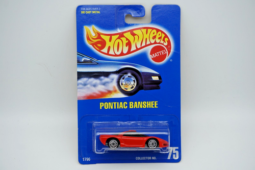 Hot Wheels Pontiac Banshee Card #75 (1796) 1991
