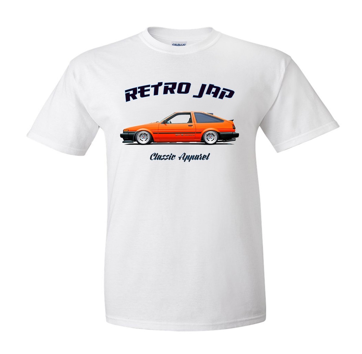 古着　COROLLA Tシャツ TOYOTA COROLLA AE86 t-shirt. RETRO JAP. CLASSIC CAR. MODIFIED. JDM