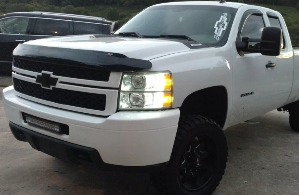 Protector de capó BugFlector Bug Shield Deflector para Silverado 2500 3500 2011-2014 Foto 2 de 3