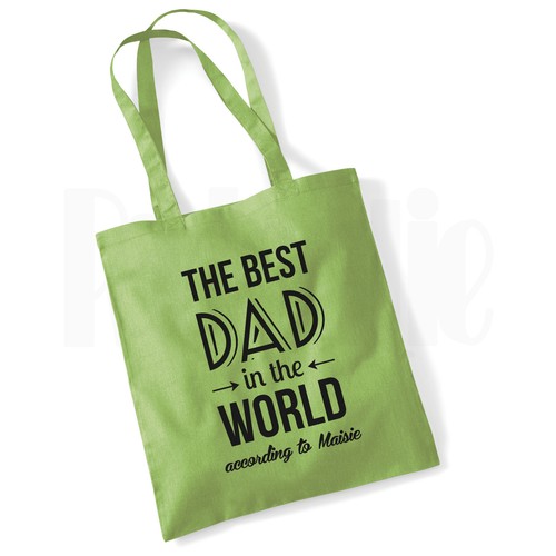 Personalisierte Baby Wickeltasche "Bester Papa" - GESCHENK FÜR NEUEN PAPA & BABY - Bild 5 von 8
